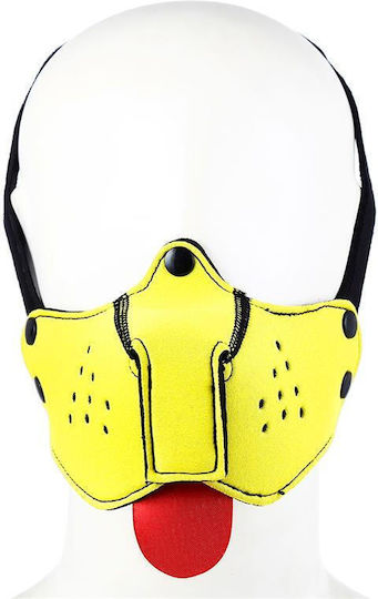 BDSM Maske in Gelb Farbe
