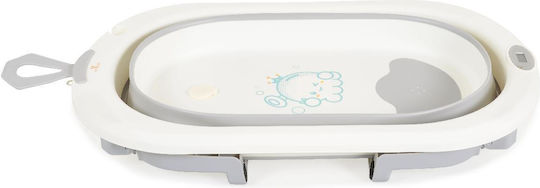 Cangaroo Foldable Baby Bath with Thermometer Gray 110282