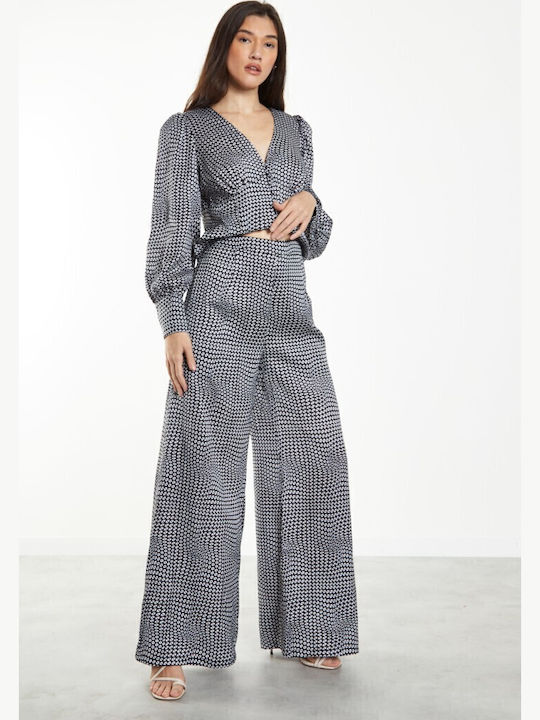 Women's Fabric Trousers Black