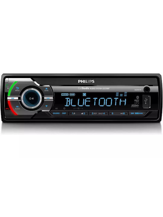 Philips CE235BT/GRS Ηχοσύστημα Αυτοκινήτου 1DIN με Εξωτερικό Μικρόφωνο (Bluetooth/USB)