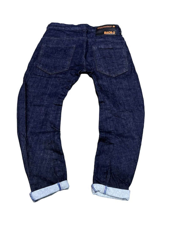 Ανδρικό Παντελόνι Τζιν με Slim Εφαρμογή Dark Navy