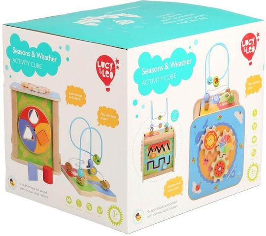 Kidslife Maze Cube Activity Toy Seasons Wooden