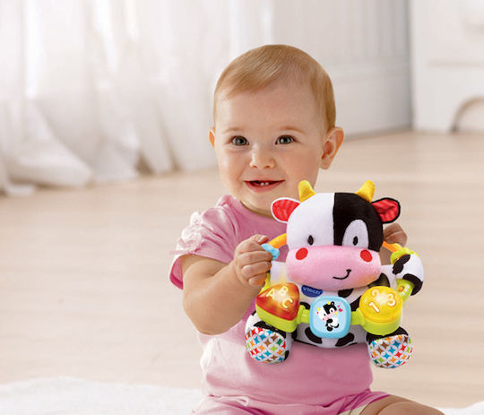 Vtech Ζωάκι Μουου-σική Αγελαδίτσα από Ύφασμα με Μουσική για 3+ Μηνών