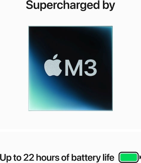 Apple MacBook Pro (2023) 14.2" Retina Display 120Hz (M3-8-Core/8GB/1TB SSD/10-Core Apple Graphics Card) with 70W Charger Space Gray (English US Keyboard)