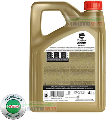 Castrol Λάδι Αυτοκινήτου Edge 5W-30 LL 4lt