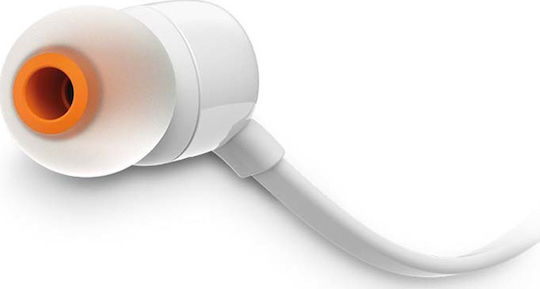 JBL T110 In-ear Handsfree Headphones with Connector 3.5mm White