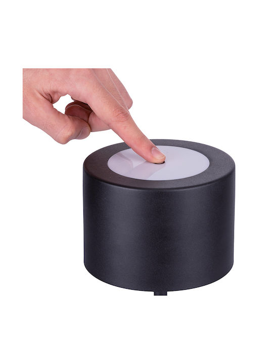 Kooper Metal Lampă de masă LED cu Abajur Negru și Bază