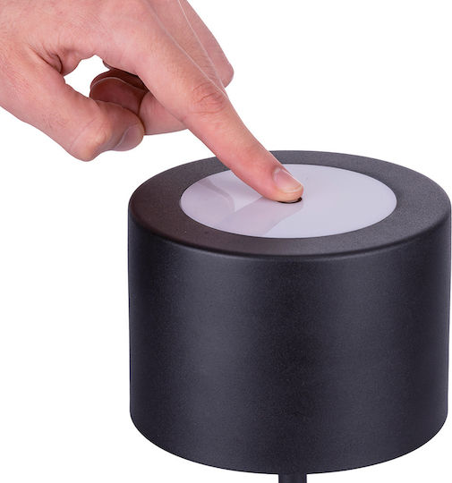 Kooper Metal Lampă de masă LED cu Abajur Negru și Bază