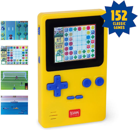 Legami Milano Super Arcade Station Electronic Kids Handheld Console For 4+ Years Yellow