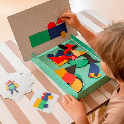 Apli Kids Μαγνητικό Παιχνίδι Κατασκευών Shapes για Παιδιά 3+ Ετών