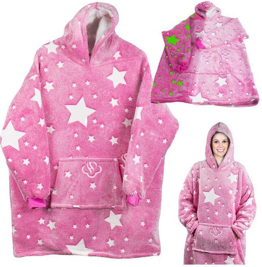 Fleece-Decke mit Ärmeln 70x85cm