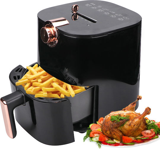 Raf Air Fryer 5.5lt Μαύρο