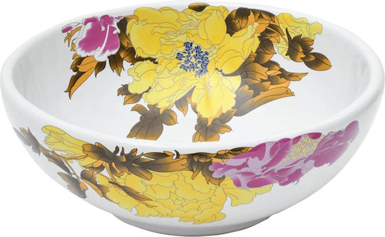 vidaXL Countertop Sink Ceramic 41x41x14cm Colorful