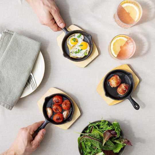 Navaris Cast Aluminum Pans Set 4 Pieces