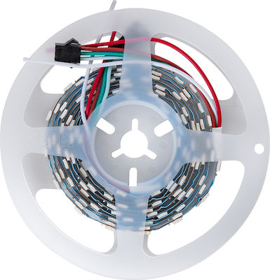 GloboStar Bandă LED Alimentare USB (5V) RGB Lungime 2m și 60 LED-uri pe Metru SMD5050