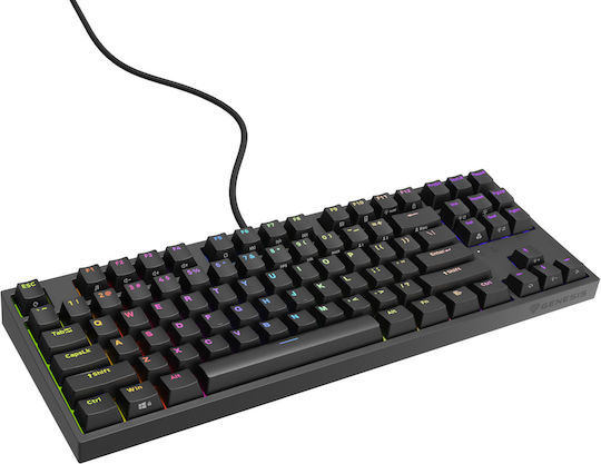 Genesis Thor 404 Gaming Mechanical Keyboard Tenkeyless with Kailh Box Brown switches and RGB lighting (English US)