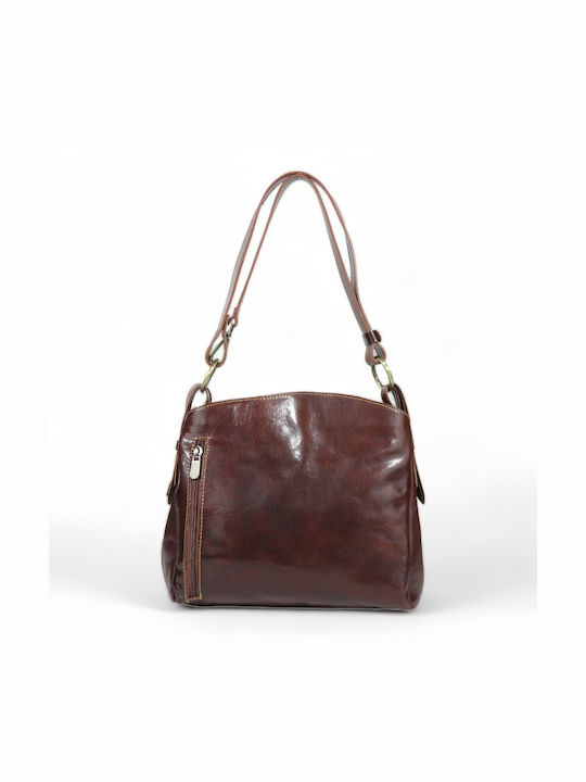 Leather Women's Bag Crossbody Brown