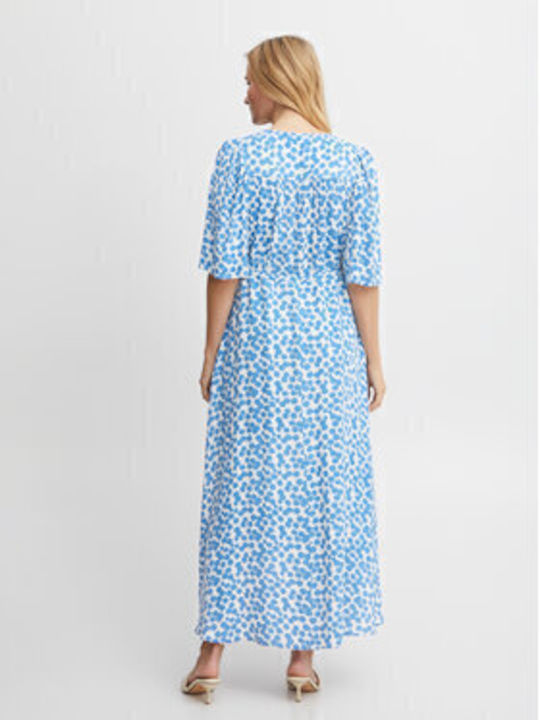 Midi Damenkleid Blau