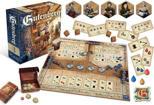 Brettspiel Gutenberg für 1-4 Spieler 10+ Jahre POP00408 (EN) Portal Games