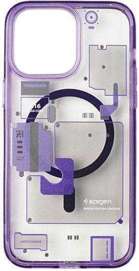 Spigen Ultra Hybrid Zero Back Cover Plastic Transparent Purple (iPhone 14 Pro)