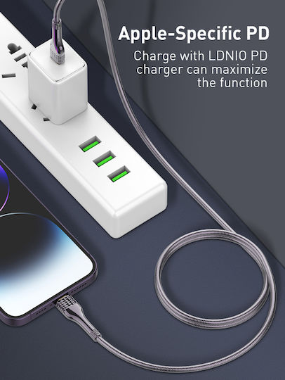 Ldnio LC651 USB-C to Lightning Cable 30W Χρυσό 1m