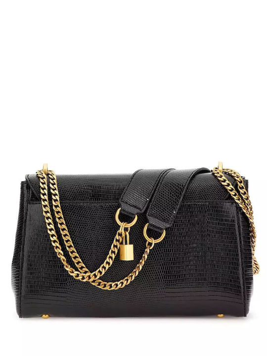 Guess Leather Women's Bag Shoulder Black