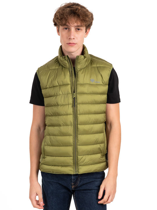 Sleeveless Jacket Green.