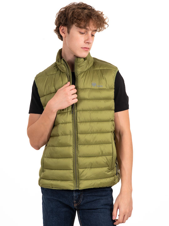 Sleeveless Jacket Green.