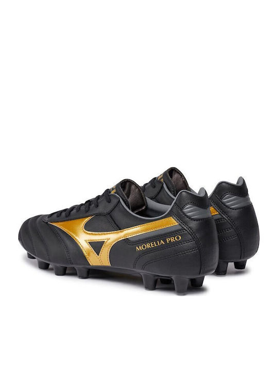 Mizuno Morelia Ii Pro Ποδοσφαιρικά Παπούτσια με Τάπες FG Μαύρα