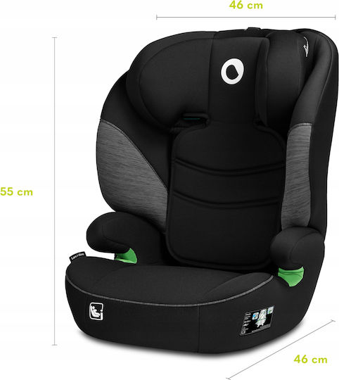 Lionelo Lars Καθισματάκι Αυτοκινήτου i-Size Black Grey