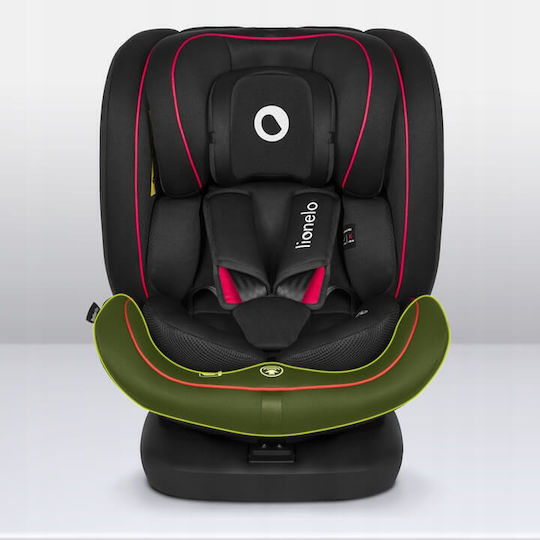 Lionelo Bastian Детско Столче за Кола i-Размер с Isofix Черно сиво
