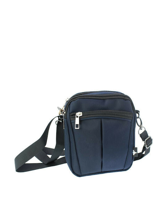 Herrentasche Schulter / Crossbody Blau
