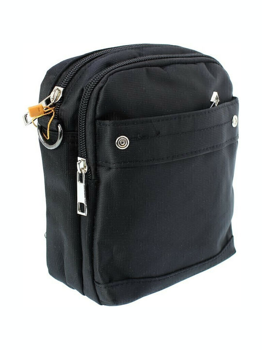 Herrentasche Schulter / Crossbody Schwarz