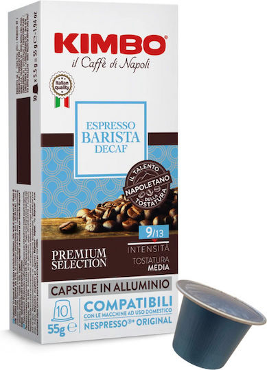Kimbo Kapseln Espresso Kompatibel mit Maschine Nespresso 10Mützen
