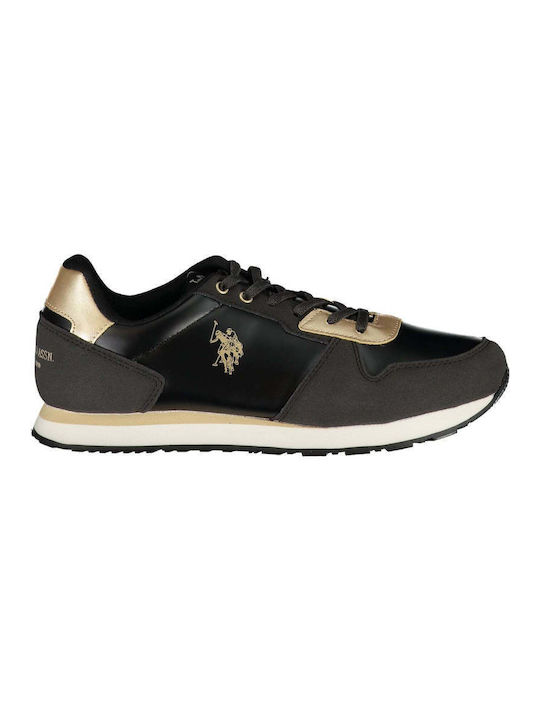 U.S. Polo Assn. Γυναικεία Sneakers Μαύρα