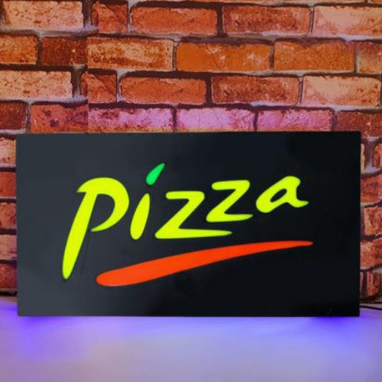 Pizza sign LED Sign One - Sided 43x23cm