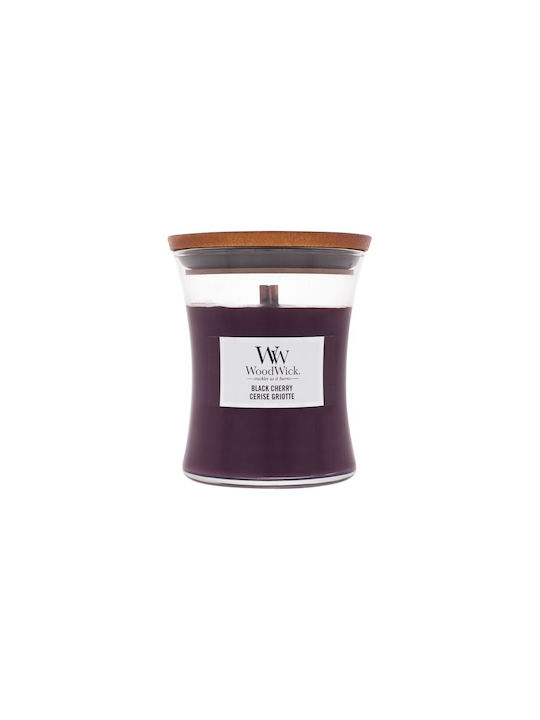 WoodWick Lumânare Aromată Borcan cu Aromă Cireș negru Roșu 275gr 1buc