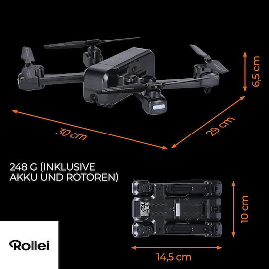 Rollei Fly 100 Pro Дрон Мини 5 GHz с Камера 1080p и Контролер