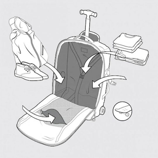 Burton Multipath Σακ Βουαγιάζ 40lt Μαύρο με Ρόδες Υφασμάτινο Μ35.5xΠ23xΥ35.5εκ.