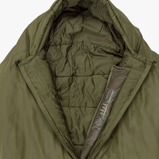 Highlander Sleeping Bag Μονό 2 Εποχών 400 Olive