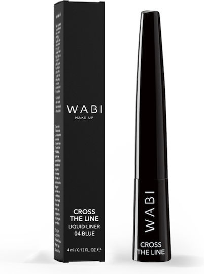 Wabi Beauty Cross Line Liquid Eye Liner Blue 04 4ml