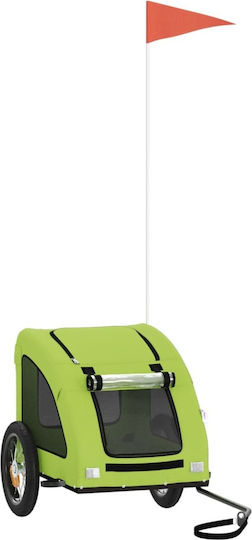 vidaXL Dog Carrying Green Stroller for 30kg Pets L124xW53xH53cm