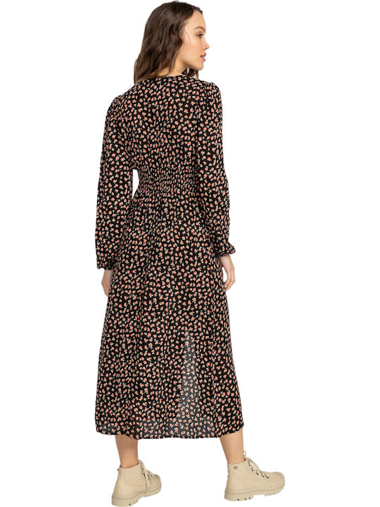 Cool Nights Midi Dress Black (BPB/Black Pebble)