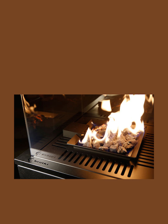 Kratki Patio Kamin Draußen Gusseisen Schwarz
