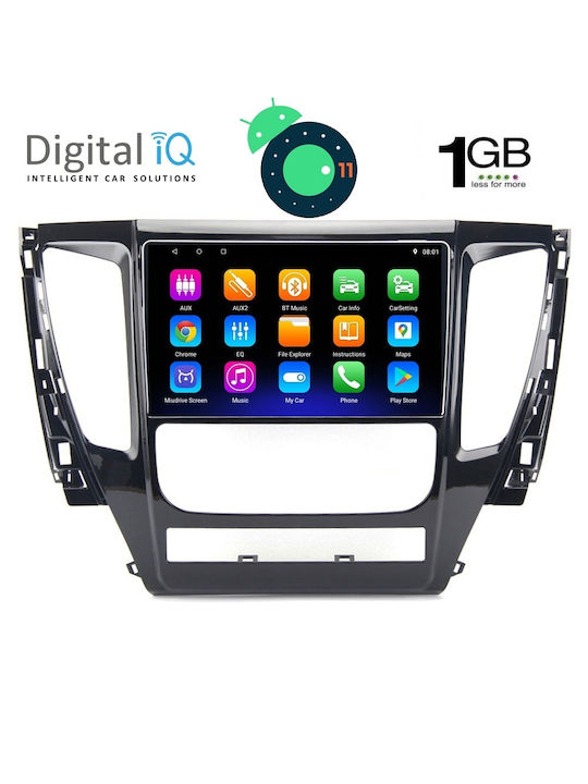 Digital IQ Car Audio System for Mitsubishi Pajero 2013> (Bluetooth/USB/WiFi/GPS/Apple-Carplay/Android-Auto) with Touch Screen 9"