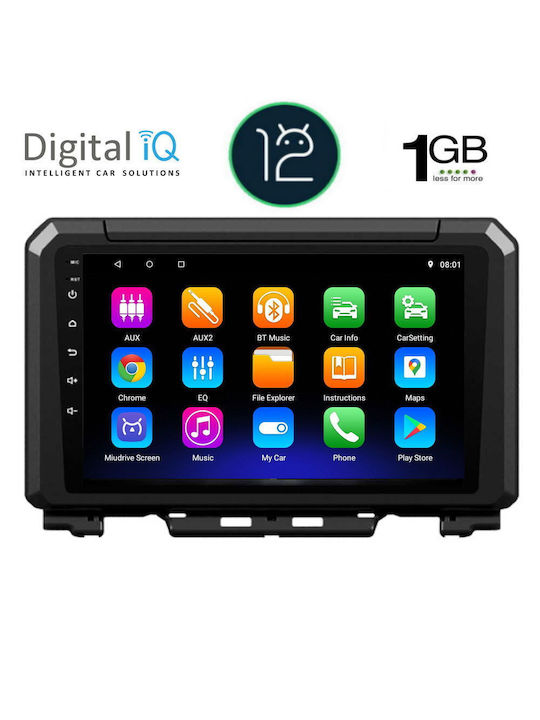 Digital IQ Car Audio System for Suzuki Jimny 2017> (Bluetooth/USB/WiFi/GPS/Apple-Carplay/Android-Auto) with Touch Screen 9"