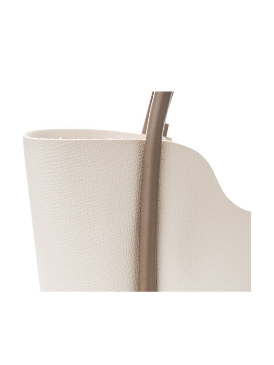 Set Damentasche Tote Handtasche Beige