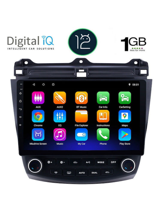 Digital IQ Car Audio System for Honda Accord Audi A7 2003-2007 with Clima (Bluetooth/USB/WiFi/GPS) with Touch Screen 10"