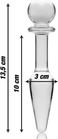 Ibiza Πρωκτική Σφήνα Διάφανη 13.5cm