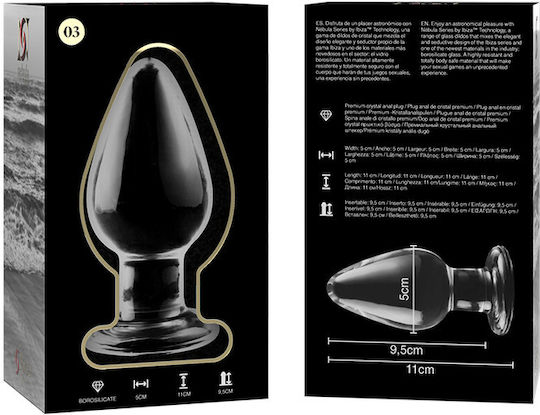 Ibiza Anal Plug Transparent 11cm